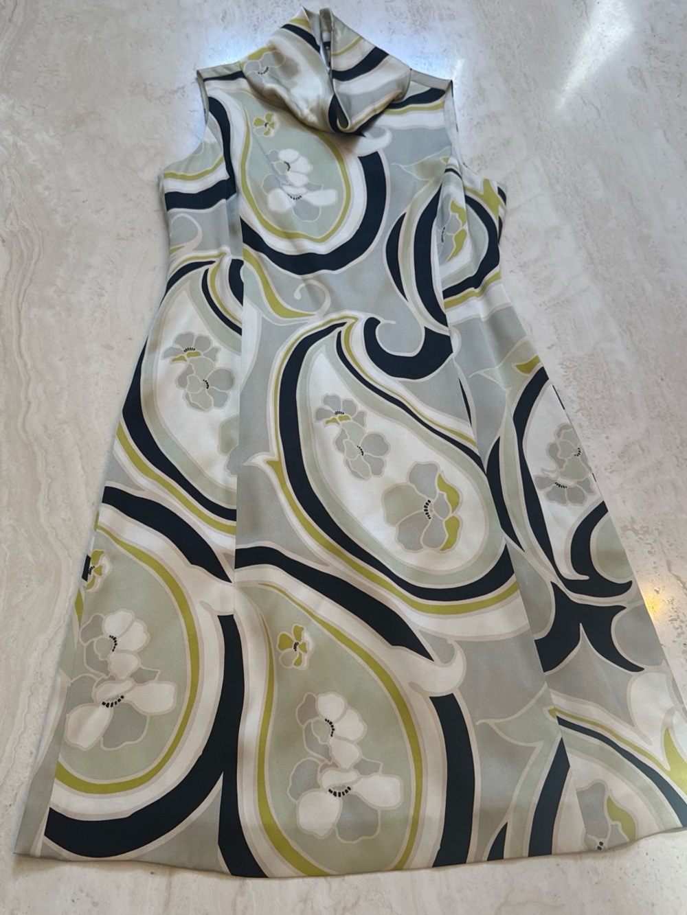 Banana Republic Sleeveless Maxi Dress in Sage, Navy, Ivory